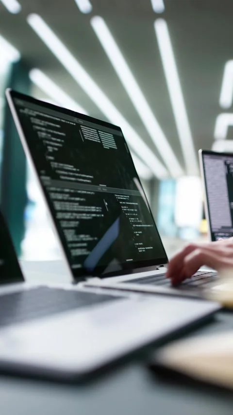 Software Programmer Or Coder Woman Stock Footage 303177514