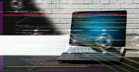 Software  Programming code abstract technology background Developer programmi Stock Photos