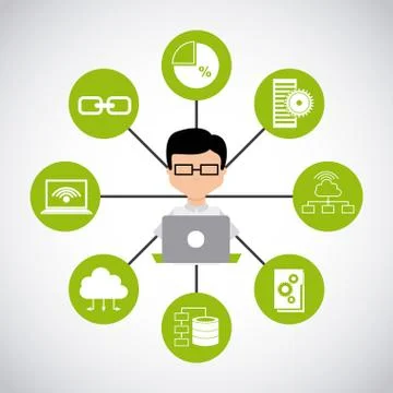 Software programming design イラスト素材