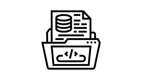 Software prototyping line icon animation Stock Footage 326131382