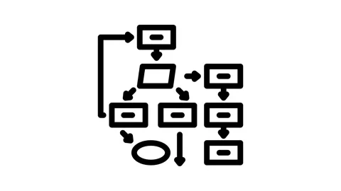 Software prototyping line icon animation Stock Footage 326761440