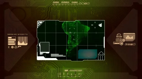 Software scanning map - code - white 01 Stock Footage 61526919