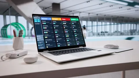 Software To Schedule And Manage Tasks Stock Footage 321957065