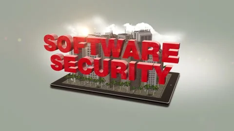 Software Security In City Stock Footage 66274142