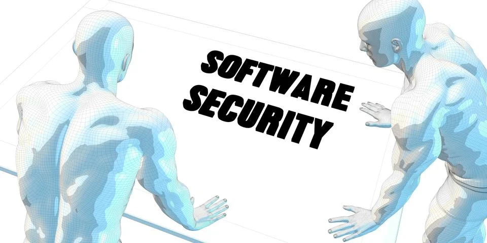 Software Security Illustrazione stock