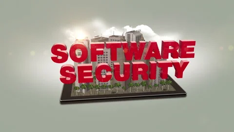 Software Security Sign On A Digital Tablet. Smart City. Stock Footage 275552809