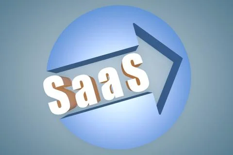 Software as a service Ilustração Stock