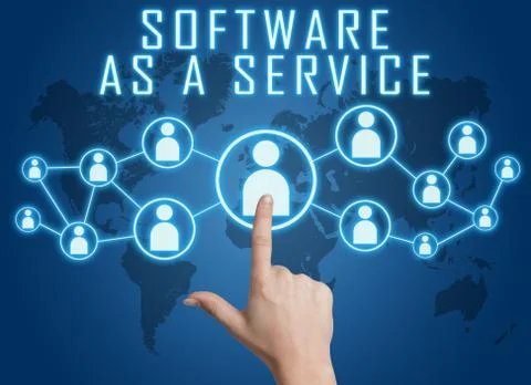 Software as a service Ilustración de archivo