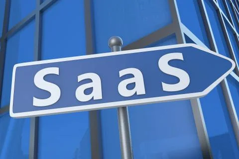 Software as a service Stockillustratie