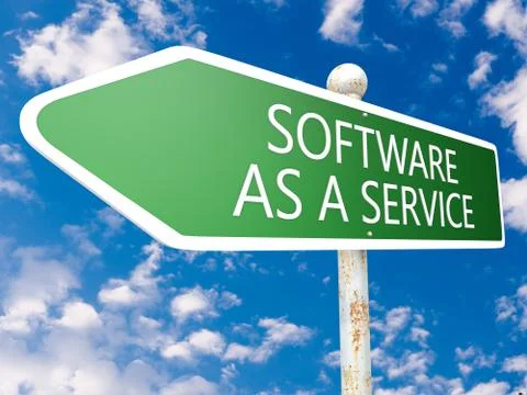 Software as a service Stock Illustration