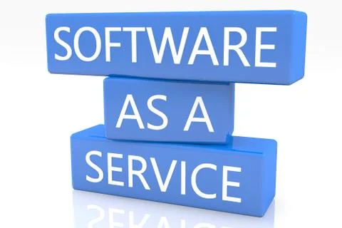 Software as a service Stock Illustration
