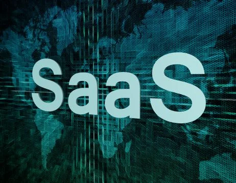 Software as a service Stock Illustration