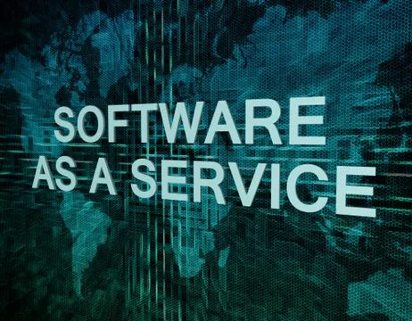 Software as a service 스톡 일러스트