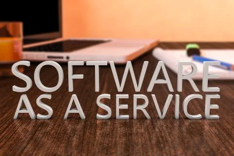 Software as a Service Stock Illustration