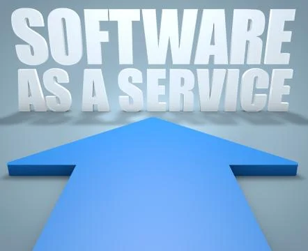 Software as a Service Stock Illustration