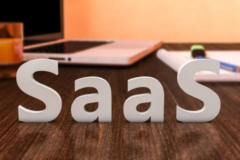 Software as a Service Illustrazione stock