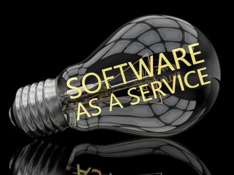 Software as a Service Illustrazione stock
