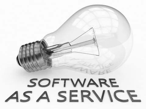Software as a Service Stock Illustration