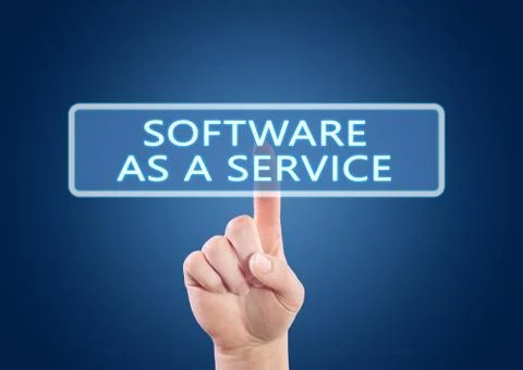 Software as a Service Illustrazione stock