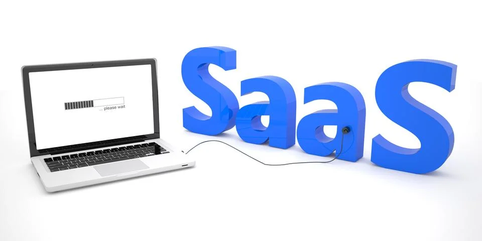 Software as a Service Stock Illustration