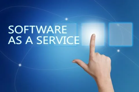 Software as a Service 스톡 일러스트