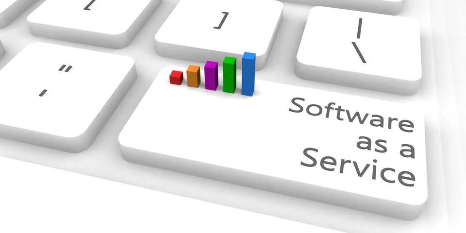 Software As A Service Ilustração Stock