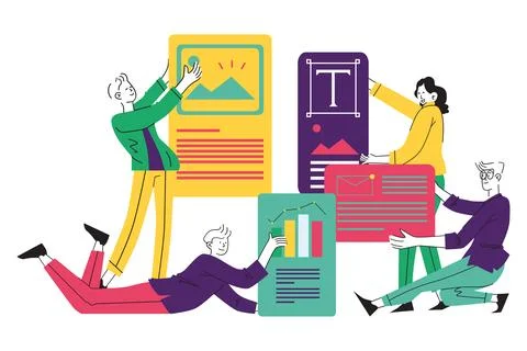 Software as a Service (SaaS) Ilustração Stock