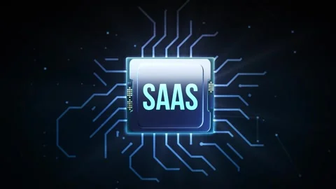 Software as a Service SaaS. Software concept. Business, modern technology, .. 库存影片 280975659