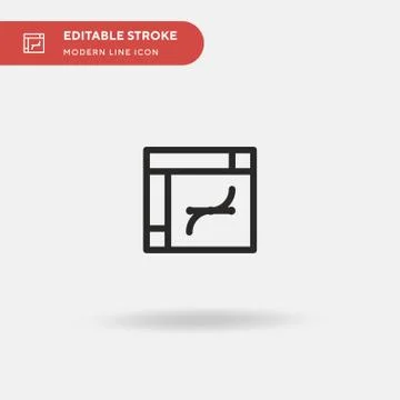 Software Simple vector icon. Illustration symbol design template for web mobi Illustrazione stock