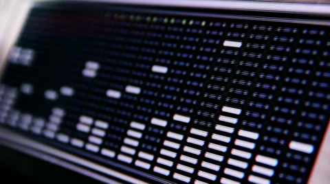 Software spectrum analyzer Stock Footage 34195020