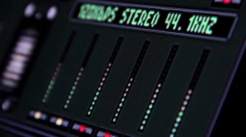 Software spectrum analyzer Vídeo Stock 34195365