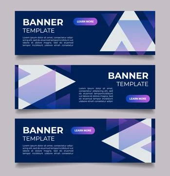 Software support service for business web banner design template Stock Illustration