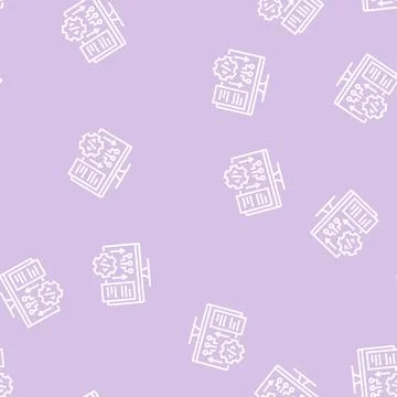 Software system line seamless pattern Stock Illustration