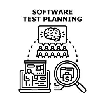 Software test planning process for quality assurance Stock-Illustration