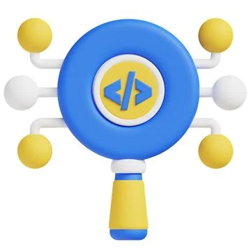 Software Testing 3D Icon: Ideal for business, technology, websites, apps, Stock Photos