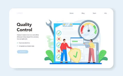 Software testing web banner or landing page. Application or website 스톡 일러스트