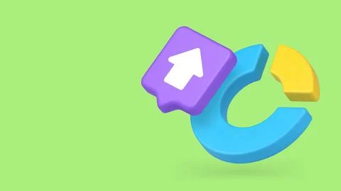 Software Update And Progress Tracking 3d Banner Template Vector Illustration. Stock Illustration