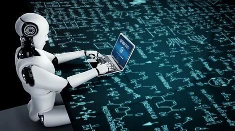 Software update on computer for modish version of device software 스톡 사진