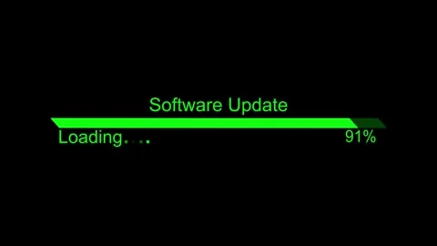 Software Update Progress Bar Animated, Modern Animated Loading Bar, Progres.. Stock Footage 310468908