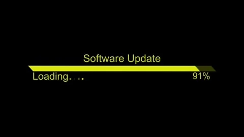 Software Update Progress Bar Animated, Modern Animated Loading Bar, Progres.. Stock Footage 310469007
