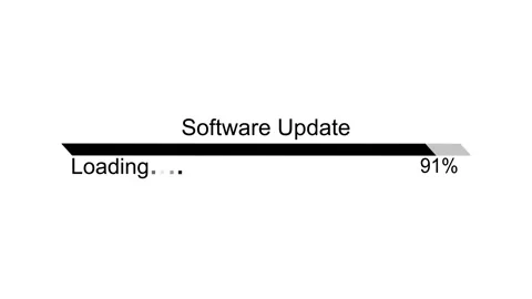 Software Update Progress Bar Animated, Modern Animated Loading Bar, Progres.. Stock Footage 310469146