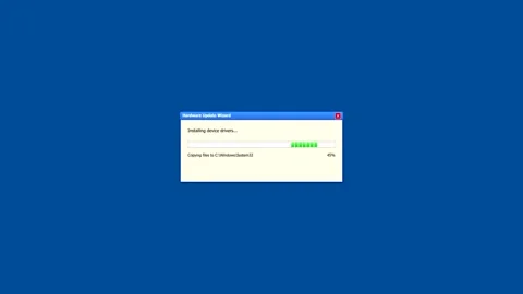 Software update progress bar loading on computer screen Stock Footage 346712239