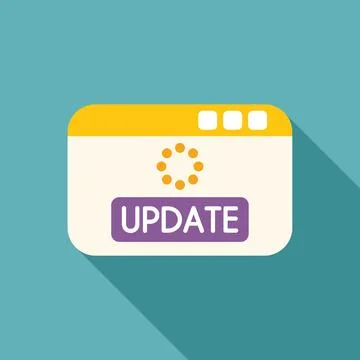 Software update progress bar on web browser window 스톡 일러스트