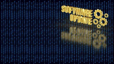 Software Update Technology For Secure Digital Innovation 3d render. Ilustración de archivo