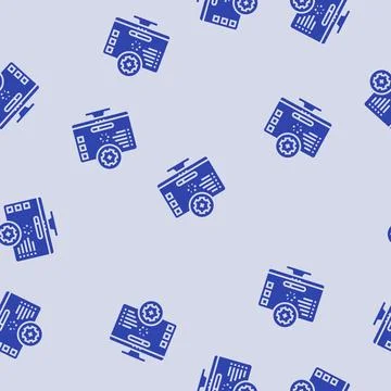 Software updates repair computer glyph seamless pattern Stock Illustration