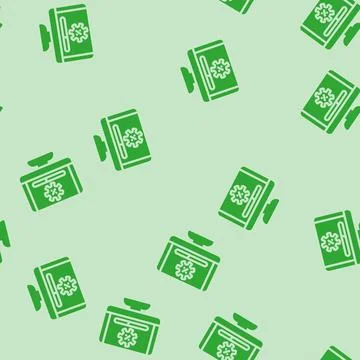 Software updates repair computer glyph vector seamless pattern Stock Illustration