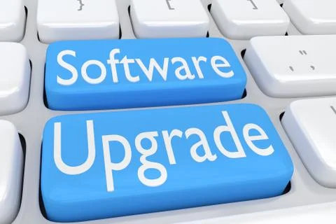 Software Upgrade concept Stock Illustration