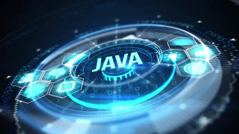 Software, web development, programming concept. Programming languages java .. Stock Footage 309358993