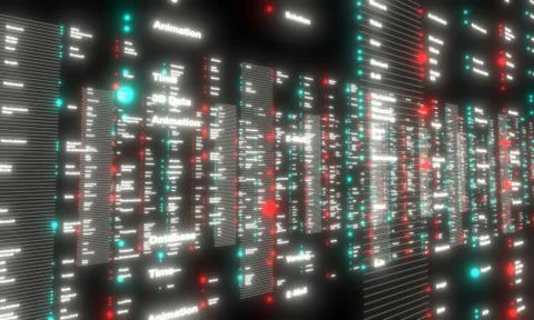 A Software, web development, programming concept. Abstract Programming Stock Illustration