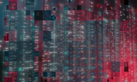 A Software, web development, programming concept. Abstract Programming Stock Illustration